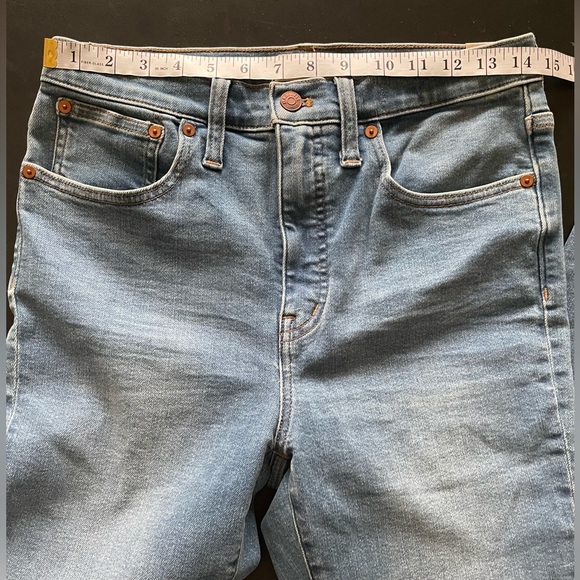 NWT Madewell Cali Demi Boot Blue Jeans Size 28 - Picture 6 of 13